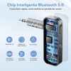 Receptor Bluetooth 5.0, Auxiliar Bluetooth para Auto, 2 En 1