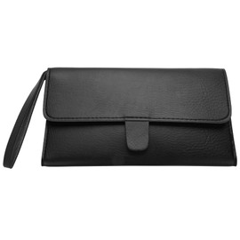 Generic Hairdressing Tool Scissors Storage Case, Barber Tool Bag, 25.5 X 14 Cm with Magnetic Closure Portable Multifunctional PU for Salon and Barber Professional Use