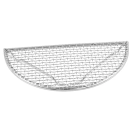 Abaodam Stainless Steel BBQ Mesh Grill Net Durable Grill Mat for Outdoor Barbecue for Cooking Burgers Fish Vegetables More