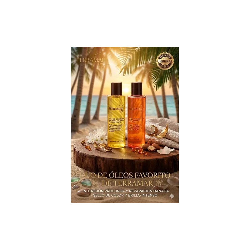 Aceite Para El Cabello Terramar 3 En 1 Y Aceite