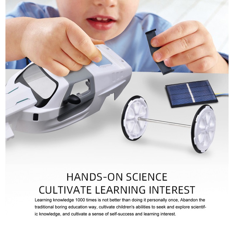 Solar Toys Car Kits for Children Kids Science Education Self