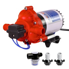 SEAFLO 33W Series 115V AC, 3.0 GPM, 45 PSI Brushless Automatic Demand Diaphragm Water Pressure Pump – Ultra Quiet Operation, Self-Priming, Overload Protection, NSF & UL Certified- 4 Year Warranty!