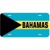 Bahamas Flag with Country Name Novelty Car Tag License Plate