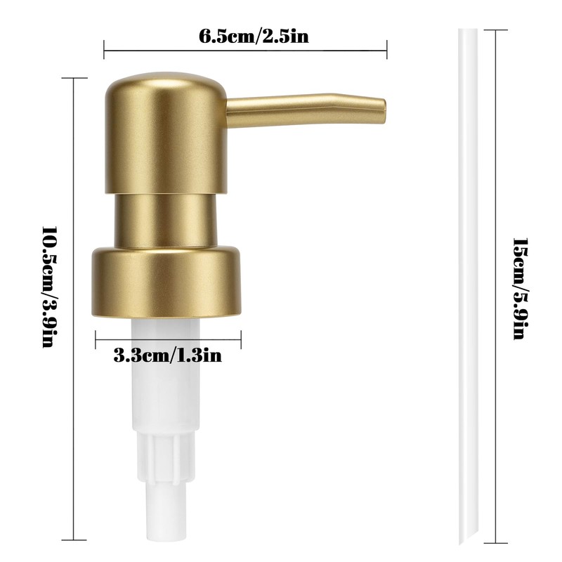 Soap Dispenser Pump Replacement for Standard 28/400 Thread Size Kitchen