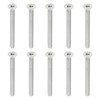 PATIKIL M6 x 70mm Flat Head Socket Cap Screws, 10
