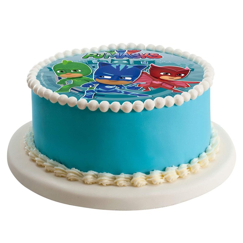 Dekora, Disco Comestible de Pj Masks, 20 CM