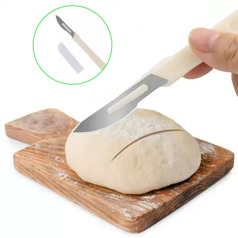 Bread Lame and Dough Scraper Set for Scoring and Shaping