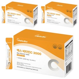 Hello Bio Max Vitamin C 3000 90p, 270g, 3 pieces / 헬로바이오 맥스 비타민C 3000 90p, 270g, 3개