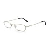 EYE ZOOM 3 Pack Classic Readers Rectangular Metal Reading Glasses
