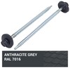 SKIR'CO (Pack of 50) Painted Roofing Screws 4.8 x 100