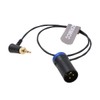 SZRMCC Low Profile XLR 3 Pin Male to Latch 3.5mm