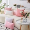 Home Brilliant Pink Cushion Covers 65 x 65 Set of