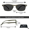 proSPORT Reading Sunglass Reader +2.00 Men Women Flexible Light-Weight NOT