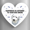 Global Designs Bedlington Whippet Happiness Is Your Dog Snoring Katie