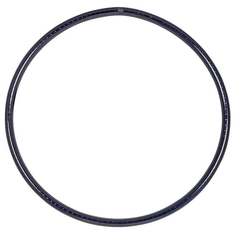 Metallic Hula Hoop, black Ø80cm