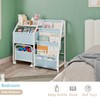 SUOERNUO Kids Bookshelf and Toy Storage Toddler Bookshelf Baby Bookcase