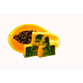 Nesbel Glycerin Soap Shower Soap with Goat Milk Papaya 100 g