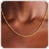 BLThing 925 Sterling Silver Paperclip Chain Necklace for Women, 3mm