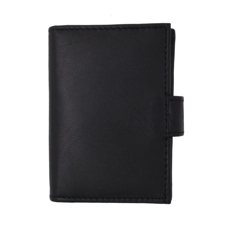 Premium Soft Leather RFID Blocking Credit Card ID Holder with