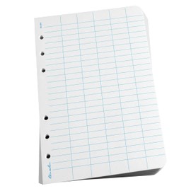 Rite in the Rain Weatherproof Loose Leaf Paper, 4.625" x 7", 32# White, Level Pattern, 100 Sheet Pack (No. 312)