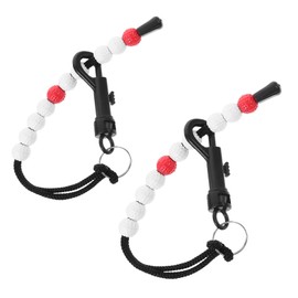 Outanaya 2pcs Golf Counter Beaded Scoring Keeper Wristband Style Golfing Training Tool Easy Use Clicker for Outdoor Golf Enthusiasts