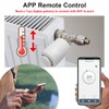 Elektronisches Smart Heizkörperthermostat Set mit Zigbee Gateway WiFi Starter Kit