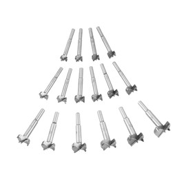 16pcs Cemented Carbide Forstner Drill Bits Woodworking Boring Flat Wood Cutting Tool