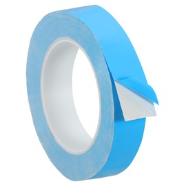 PATIKIL Thermal Adhesive Tape, 25m x 25mm x 0.2mm Double Side Adhesive Thermal Conductive Tape for Heatsink LED GPU Modules Computer CPU IC Chip, Blue