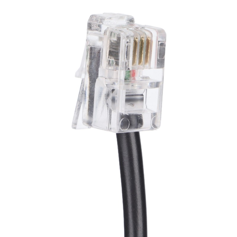 Telephone Headset RJ9 Earphone with 330° Adjustable Microphone for Home