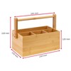 Westmark 4 Compartment Kitchen Organiser with Carry Handle