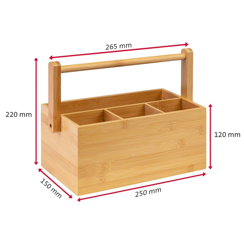 Westmark 4 Compartment Kitchen Organiser with Carry Handle