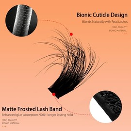 Pestaas 80D100D de 14-24 mm de longitud mixta, extensiones de pestaas gruesas y voluminosas, 240 unidades, extensiones individuales, extensiones de...