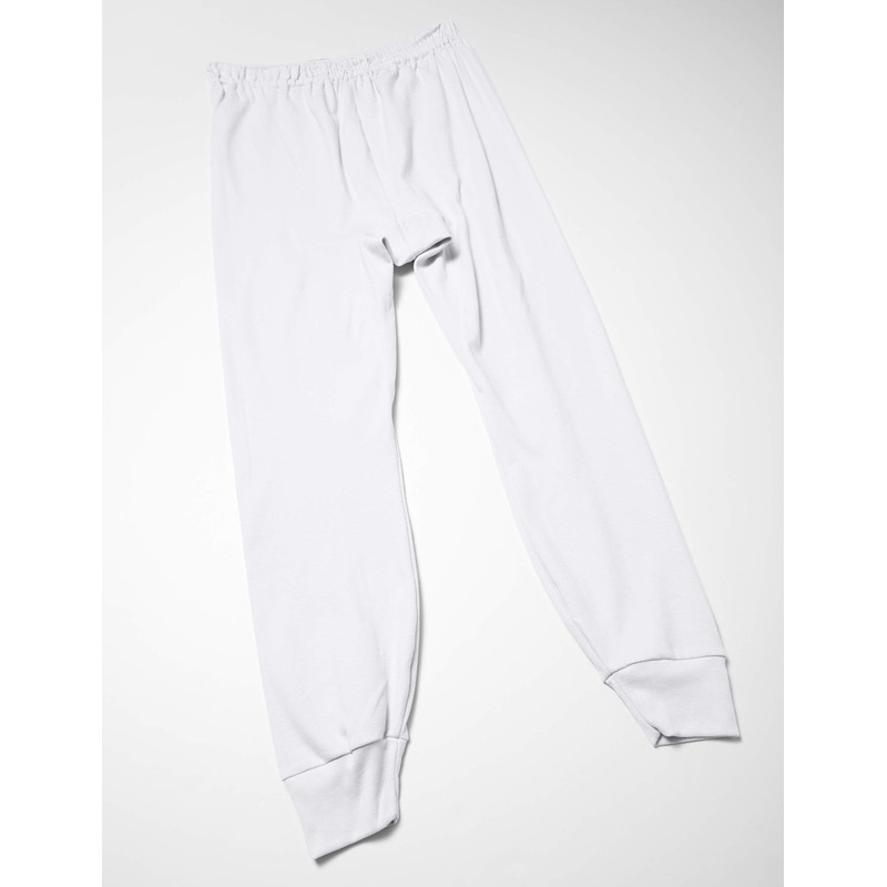 Gunze Men's Long Pants, Warm, Soft, Front Opening, 2-Piece Set,