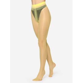 Merry Style MSFI017 Women's Tights 15 Denier, yellow