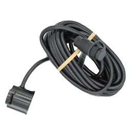 Lowrance 000-14886-001 9-Pin Shoot-Thru Hull M/H Chirp Transducer - No Temp , Black