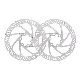 Tektro Rotors Bike Disk Brakes 2x for Bikes/Ebikes, Front and Rear Set, 160mm (Surface 604 Shreds/Quads)