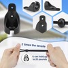 Vasteo Coolaroo Replacement Parts Bungee and End Cap Black,Weather Resistance,for
