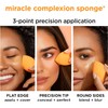 Real Techniques, Esponja Miracle Complexion con Estuche de Viaje, Esponja