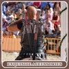 NBEADS Sword Back Holder, Adjustable Sword Shoulder Back Sheath Holder