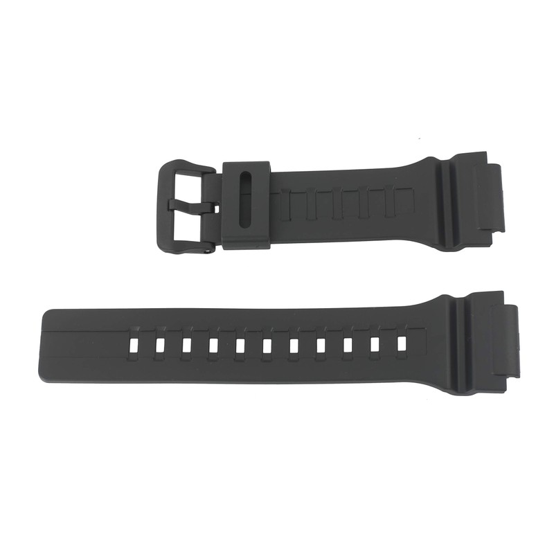 Replacement Strap for Casio Collection Resin Black for MCW-200H, Strap.