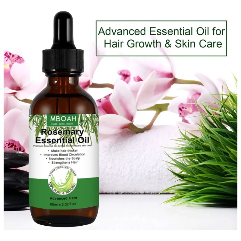3pcs Romero Aceite Romero Para Cabello El Cuero Cabelludo