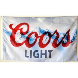 2but Coors Light Beer Flag Banner 3x5 Feet Novel