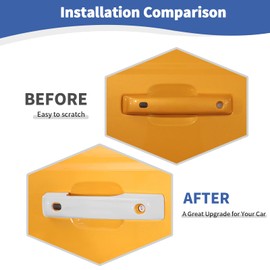 for Bronco Door Handle Cover Trim Fit for Ford Bronco 2021 up White Exterior Accessories 5pcs