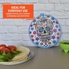 IMUSA 12" Insulated Microwaveable Cloth Tortilla Warmer (Calabera, Dia de