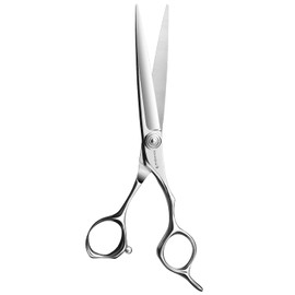 AOLANDUO 6.5 Inch Professional Hair Shears for Thick Hair – VG10 Convex Edge Barber Scissors, Offset Handle for Wet Cutting, Slide Cutting & Long Hair Styling – Right Handed