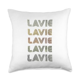 Love Heart Lavie Tee Grunge Vintage Style Black Lavie Throw Pillow