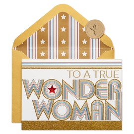 Papyrus Blank Wonder Woman Card for Her (True Wonder Woman)