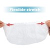 Rotema Disposable Shower Caps, Plastic Clear Hair Cap Large Thick