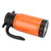 Orange Car Electric Kettle Temperature Display Car Boiling Cup Travel