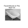 Chrome Clawfoot Tub Add-A-Shower Faucet With HandShower Kit - Fit